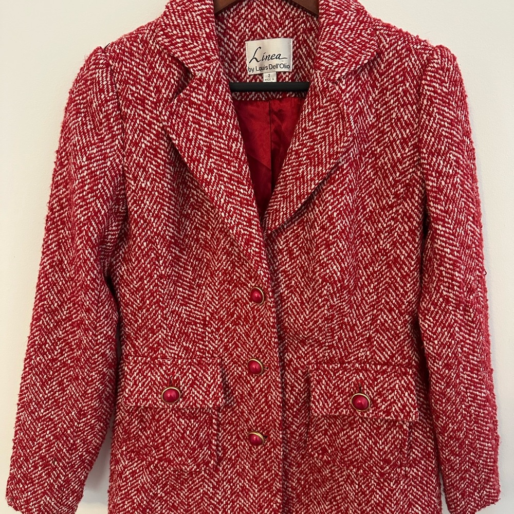 Linea by Louis Dell'Olio Red Women's Jacket